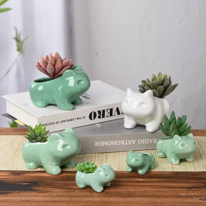 Keramische Mini Bloempot Schattige Plantenbak