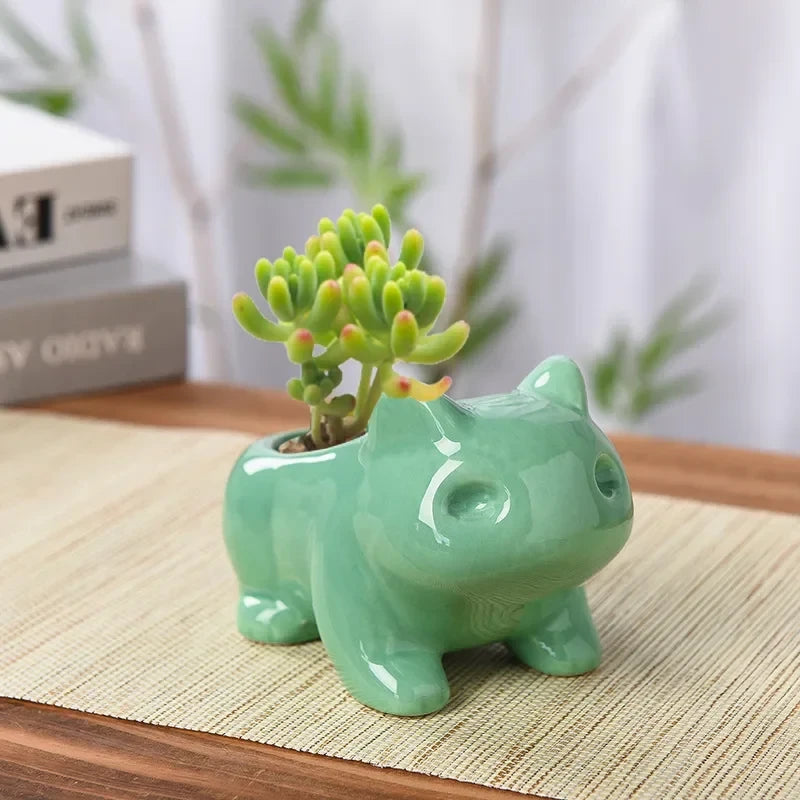 Keramische Mini Bloempot Schattige Plantenbak