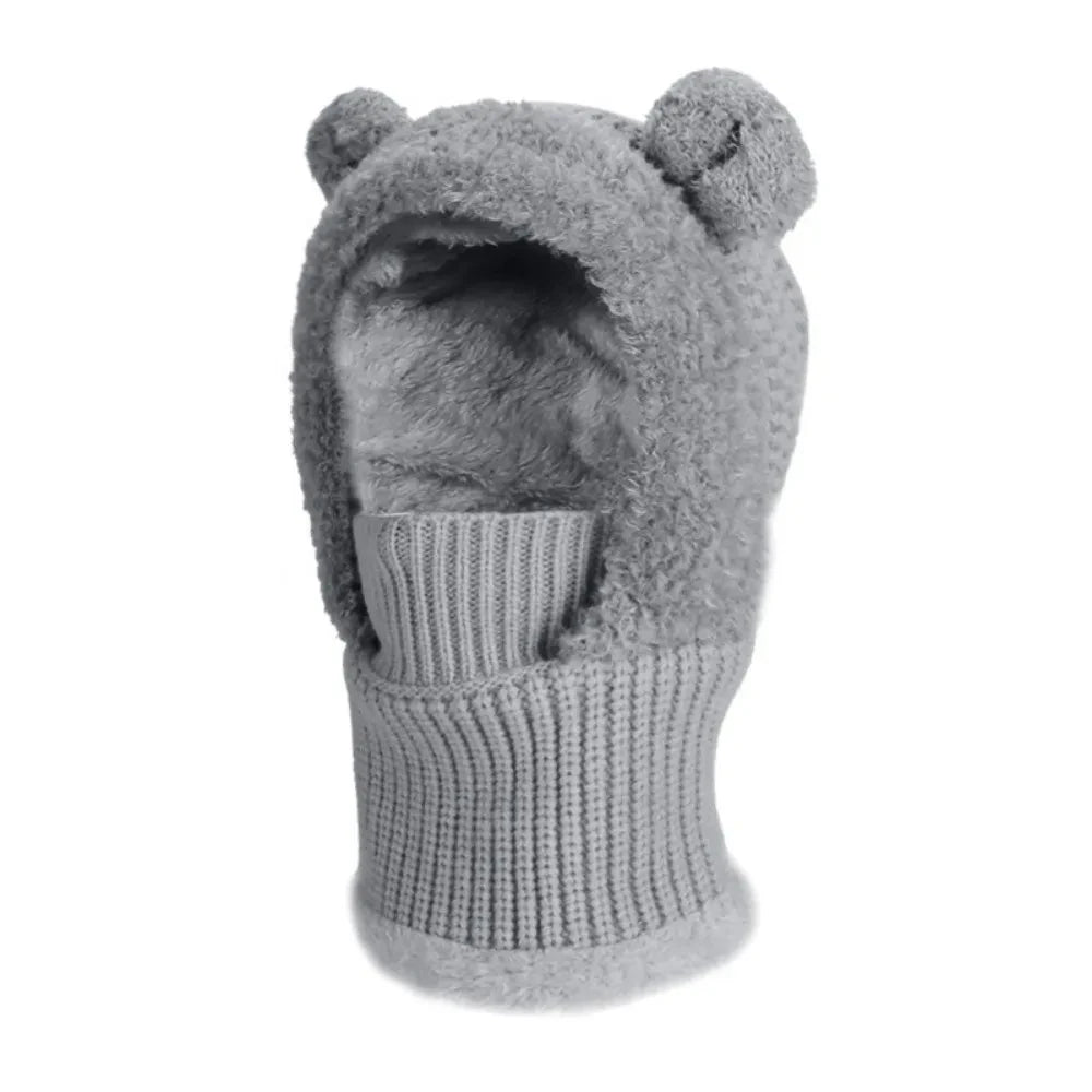 CozyCrown™ Gebreide Teddy Balaclava