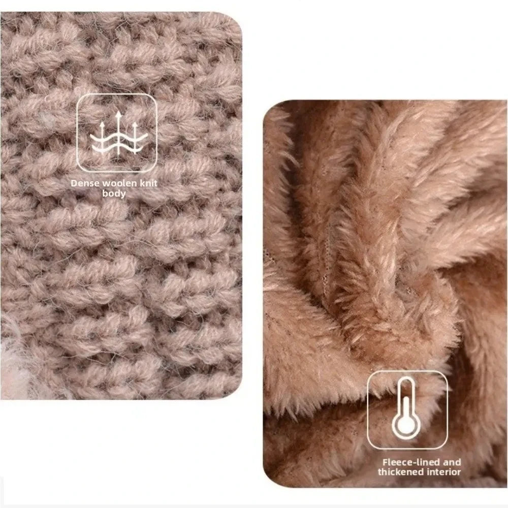 CozyCrown™ Gebreide Teddy Balaclava