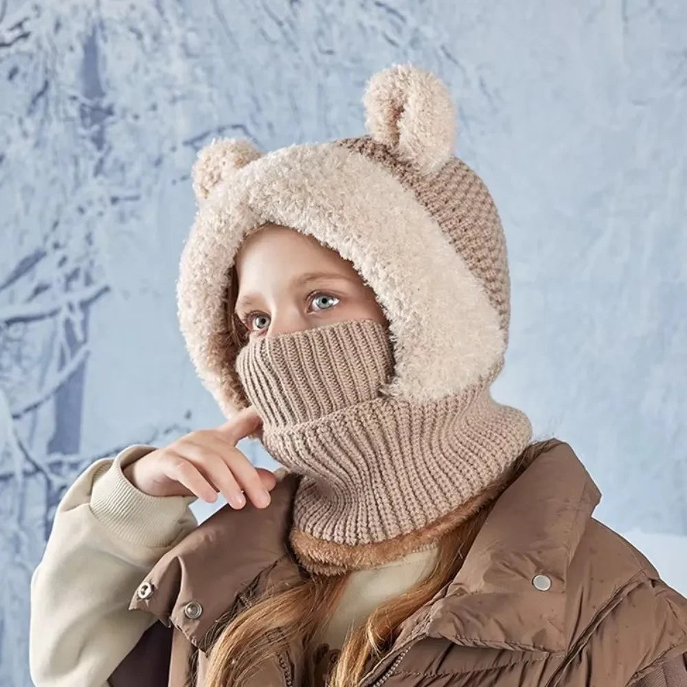 CozyCrown™ Gebreide Teddy Balaclava