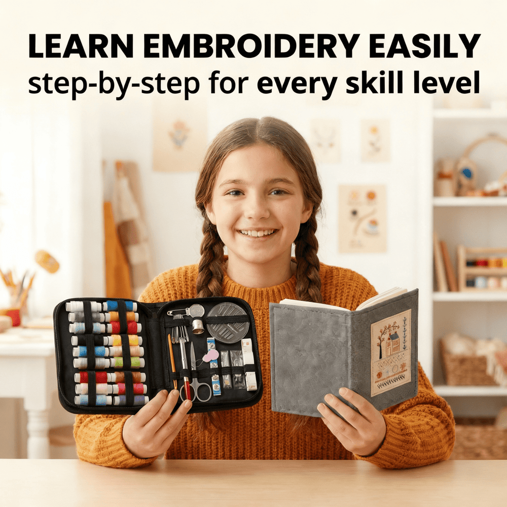 StitchCraft™ Borduurboek voor Beginners