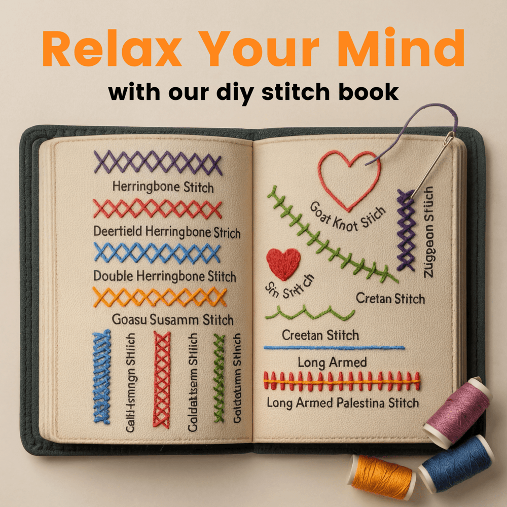StitchCraft™ Borduurboek voor Beginners