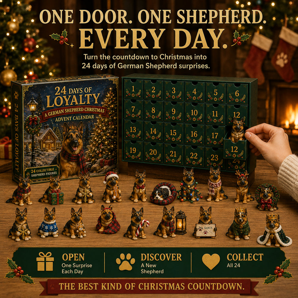 24 Dagen Duitse Herder Adventskalender