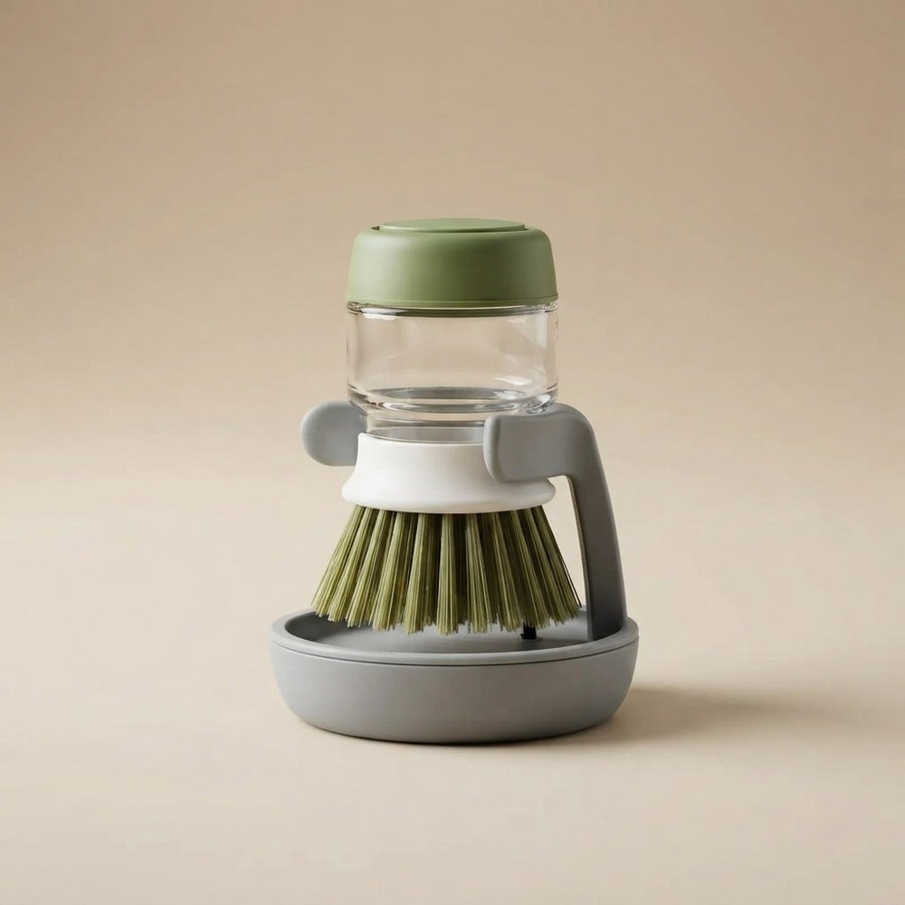 Afwasborstel met Zeepdispenser