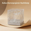 AuroraGlow™ Kubus Sterrenprojector Nachtlamp