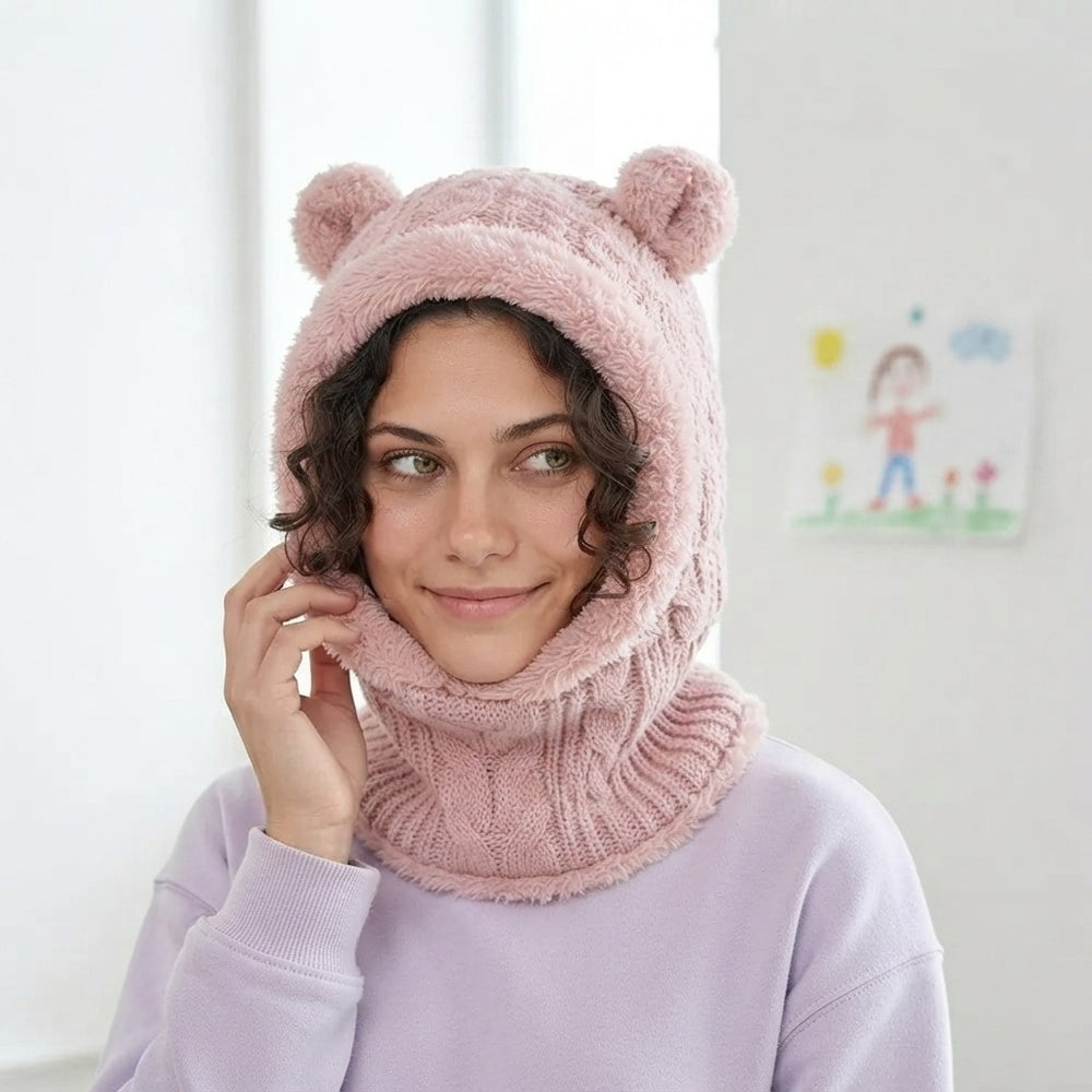 CozyCrown™ Gebreide Teddy Balaclava