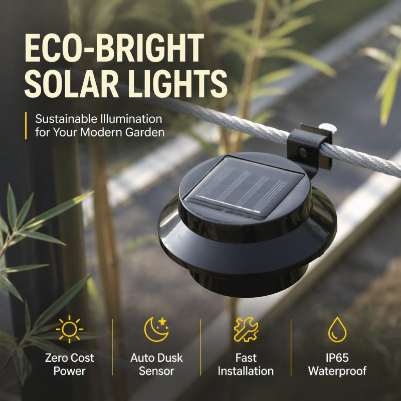 SolarGleam™ Waterdichte Solar Wandlamp