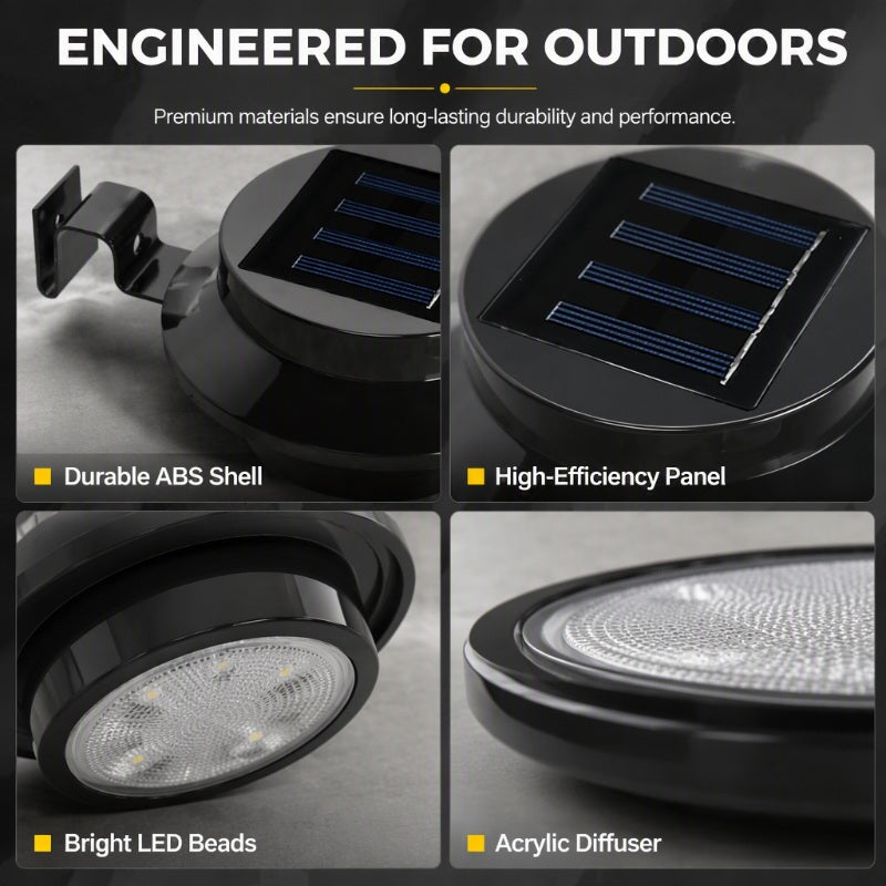 SolarGleam™ Waterdichte Solar Wandlamp
