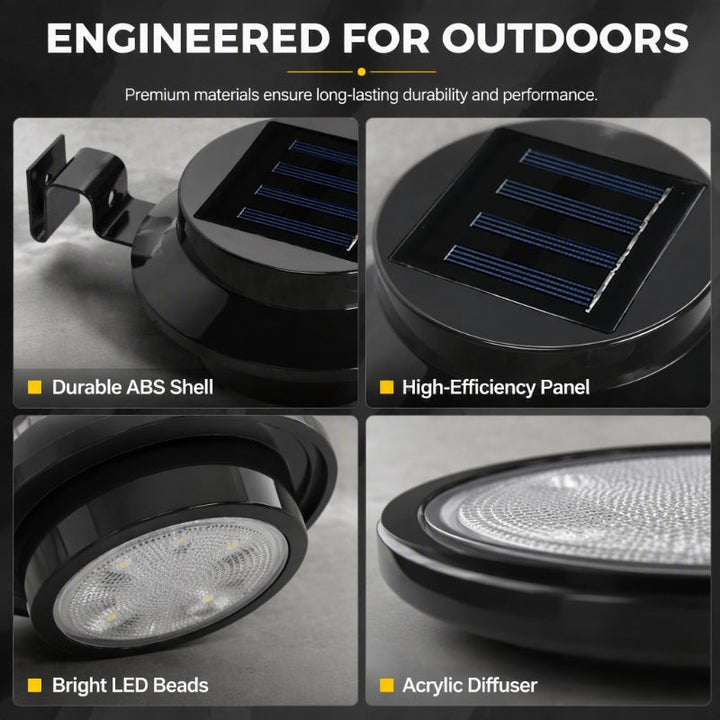 SolarGleam™ Waterdichte Solar Wandlamp