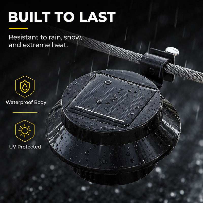 SolarGleam™ Waterdichte Solar Wandlamp